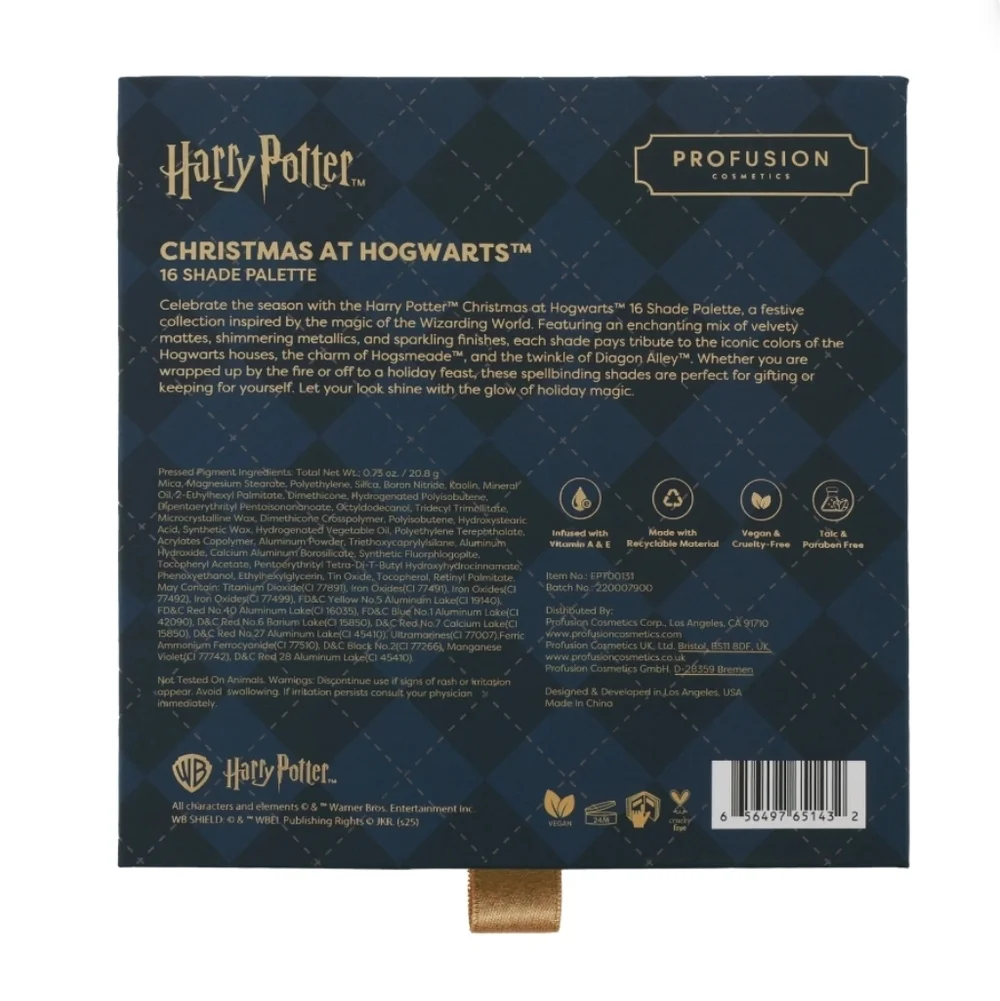 Profusion Harry Potter 16 Shade Eyeshadow Palette And Lip Oil Set NEW